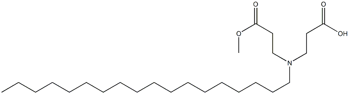 3,3'-Octadecyliminobis(propionic acid methyl) ester Structure