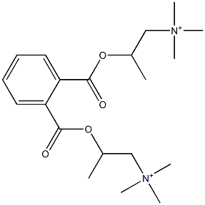 2,2'-(Phthaloylbisoxy)bis(N,N,N-trimethyl-1-propanaminium) Structure