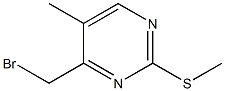 5-Methyl-4-(bromomethyl)-2-(methylthio)pyrimidine 구조식 이미지