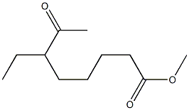 6-Ethyl-7-oxooctanoic acid methyl ester 구조식 이미지