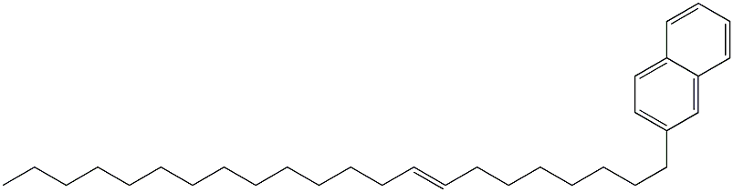 2-(8-Docosenyl)naphthalene Structure