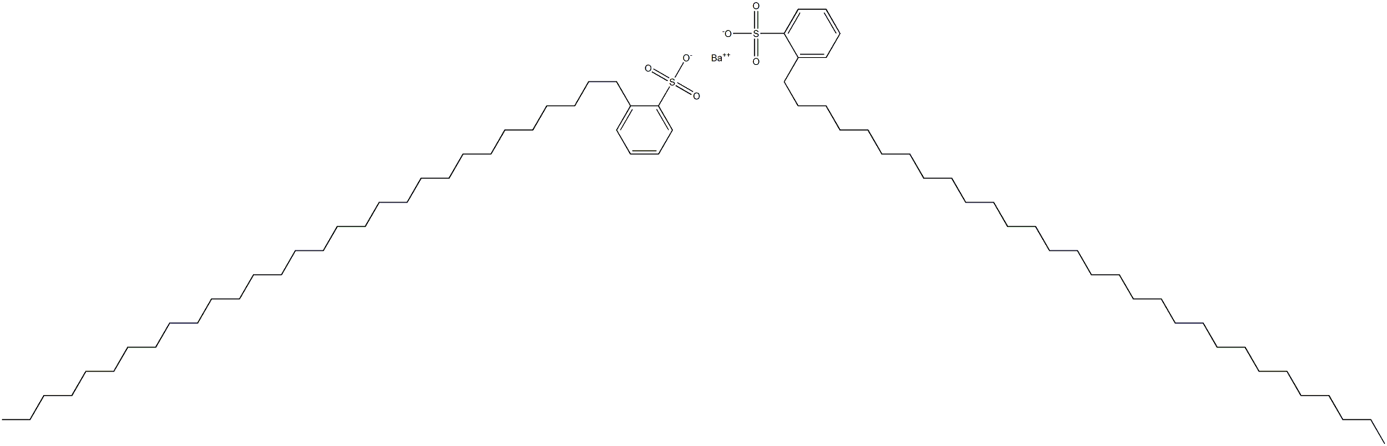 Bis(2-triacontylbenzenesulfonic acid)barium salt 구조식 이미지