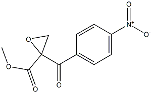 2-(4-Nitrobenzoyl)oxirane-2-carboxylic acid methyl ester 구조식 이미지