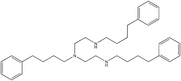 N,N'-Bis(4-phenylbutyl)-N-[2-[(4-phenylbutyl)amino]ethyl]-1,2-ethanediamine Structure