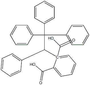 (+)-Phthalic acid hydrogen 1-[(R)-1,2,2,2-tetraphenylethyl] ester 구조식 이미지