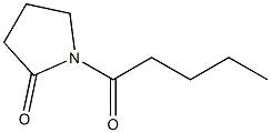 1-Pentanoylpyrrolidin-2-one 구조식 이미지