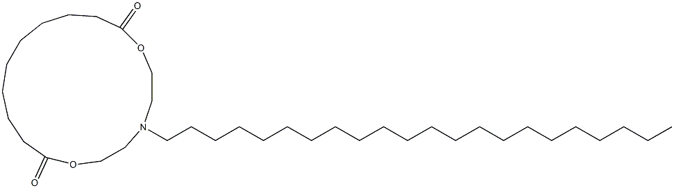 5-Docosyl-5-aza-2,8-dioxacyploheptadecane-1,9-dione 구조식 이미지