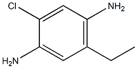 2-Chloro-5-ethyl-p-phenylenediamine Structure