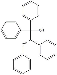 [S,(-)]-1,1,2,3-Tetraphenyl-1-propanol Structure