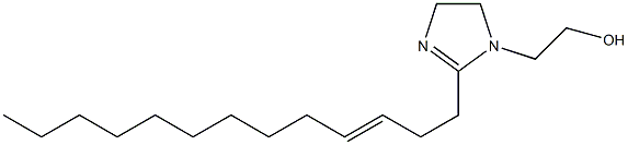 2-(3-Tridecenyl)-2-imidazoline-1-ethanol Structure