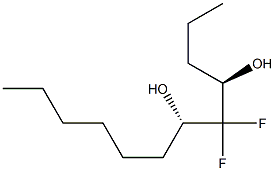 (4R,6S)-5,5-Difluorododecane-4,6-diol 구조식 이미지