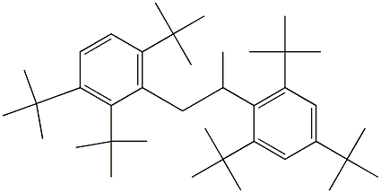 1-(2,3,6-Tri-tert-butylphenyl)-2-(2,4,6-tri-tert-butylphenyl)propane Structure