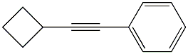 1-Phenyl-2-cyclobutylacetylene Structure