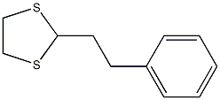 3-Phenylpropanal ethane-1,2-diyl dithioacetal 구조식 이미지