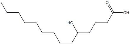 5-Hydroxytetradecanoic acid 구조식 이미지