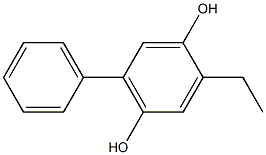 2-Ethyl-5-phenyl-1,4-benzenediol Structure