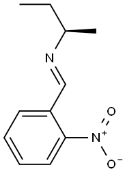 [R,(-)]-1-Methyl-N-(o-nitrobenzylidene)-1-propanamine 구조식 이미지