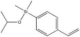 4-(Isopropoxydimethylsilyl)styrene 구조식 이미지