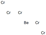 Pentachromium beryllium 구조식 이미지
