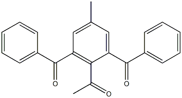2-Acetyl-1,3-dibenzoyl-5-methylbenzene 구조식 이미지