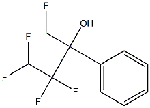 2-Phenyl-1,3,3,4,4-pentafluoro-2-butanol 구조식 이미지