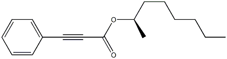 (-)-Phenylpropiolic acid (R)-1-methylheptyl ester Structure