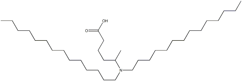 5-(Ditetradecylamino)hexanoic acid 구조식 이미지