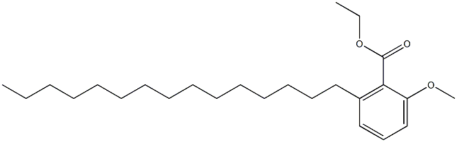 2-Methoxy-6-pentadecylbenzoic acid ethyl ester 구조식 이미지