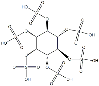 D-myo-Inositol hexasulfate 구조식 이미지