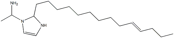 1-(1-Aminoethyl)-2-(10-tetradecenyl)-4-imidazoline 구조식 이미지