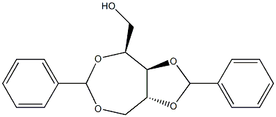 2-O,5-O:3-O,4-O-Dibenzylidene-D-xylitol Structure