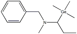 1-(Trimethylgermyl)-N-methyl-N-benzylpropan-1-amine 구조식 이미지