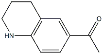 6-Acetyl-1,2,3,4-tetrahydroquinoline 구조식 이미지