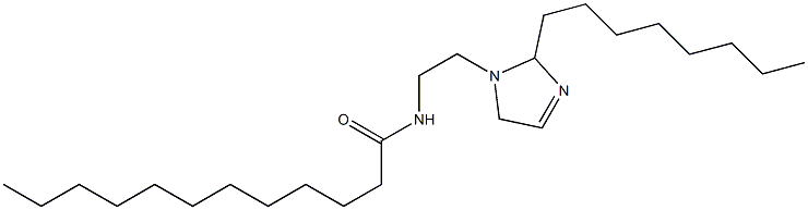 1-(2-Lauroylaminoethyl)-2-octyl-3-imidazoline 구조식 이미지