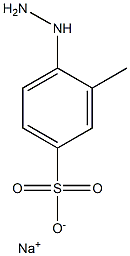 4-Hydrazino-3-methylbenzenesulfonic acid sodium salt Structure