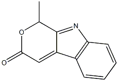 1-Methylpyrano[3,4-b]indol-3(1H)-one Structure