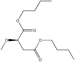 [R,(+)]-Methoxysuccinic acid dibutyl ester 구조식 이미지