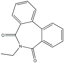 6-Ethyl-5H-dibenz[c,e]azepine-5,7(6H)-dione 구조식 이미지