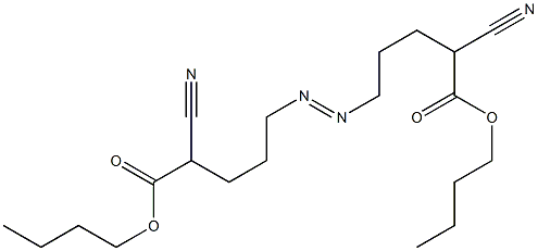 5,5'-Azobis(2-cyanovaleric acid)dibutyl ester Structure