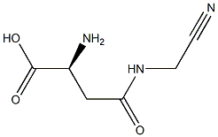 N4-(Cyanomethyl)-L-asparagine Structure