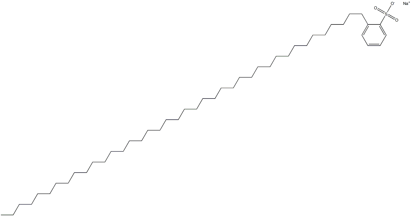 2-(Tetracontan-1-yl)benzenesulfonic acid sodium salt Structure