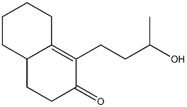 4,4a,5,6,7,8-Hexahydro1-(3-hydroxybutyl)naphthalen-2(3H)-one Structure