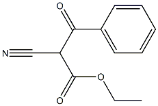 2-Cyano-3-oxo-3-phenylpropionic acid ethyl ester Structure