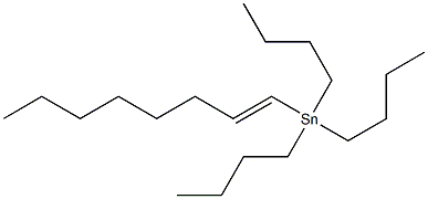 Tributyl[(E)-1-octenyl]stannane 구조식 이미지