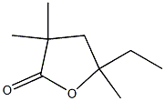 5-Ethyl-3,3,5-trimethyldihydrofuran-2(3H)-one 구조식 이미지