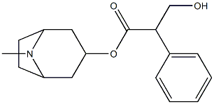 2-Phenyl-3-hydroxypropionic acid tropane-3-yl ester Structure