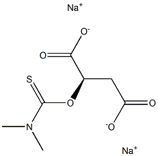 [R,(-)]-2-[(Dimethylthiocarbamoyl)oxy]succinic acid disodium salt 구조식 이미지