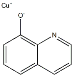 Copper(I)quinoline-8-olate 구조식 이미지