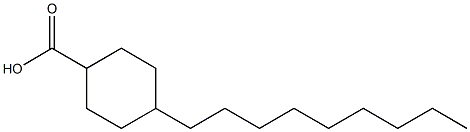 4-Nonylcyclohexanecarboxylic acid Structure