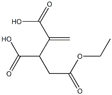 3-Butene-1,2,3-tricarboxylic acid 1-ethyl ester Structure